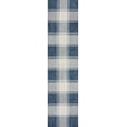 thumbnail image 2 of JONATHAN Y TUSCAN SUN 2 x 8 Runner Rug, Sabine Traditional Farmhouse Bold Gingham - Navy/Cream, TSN203B-28, 2 of 8
