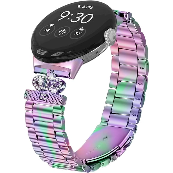 REQO Metal Band Compatible with Google Pixel Watch 3 41mm Women Men,Adjustable Casual Sport Fitness Style Band For Google Pixel Watch 2