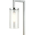 thumbnail image 5 of Evelyn&Zoe Modern Metal Floor Lamp with Clear Glass Shade, 5 of 12