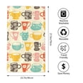 thumbnail image 4 of Kdxio Hand Towel Vintage Cup for Bathroom Kitchen Fingertip Bath Towels 27.5 x 16 Inch Home Hotel Gym Laundry Room, 4 of 9