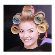 Hair Rollers for Women, 12 Pack Self Grip Hair Rollers Set Rollers Hair Curlers DIY Curling Tool Hair Curlers Rollers Tools,Jumbo Large Rollers for Women Men, Random Color,55mm