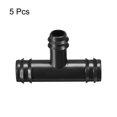 thumbnail image 2 of Conector de manguera en T de plástico Barb de 20mm Uxcell, paquete de 5, 2 of 3