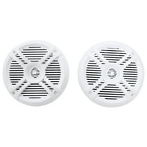 Pair Rockville RMSTS65W 6.5" 800 Watt Waterproof Marine Boat Speakers 2-Way White