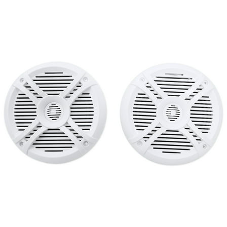 Pair Rockville RMSTS65W 6.5" 800 Watt Waterproof Marine Boat Speakers 2-Way White