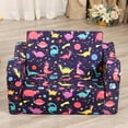 thumbnail image 2 of Sofá para niños MOMCAYWEX Dinosaur Cama convertible 2 en 1, 2 of 6