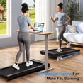 thumbnail image 6 of MJWW Walking Pad Treadmill with 6% Incline and Remote Control,Under Desk Treadmill for Home&Office, 250 lbs Weight Capacity, 6 of 9
