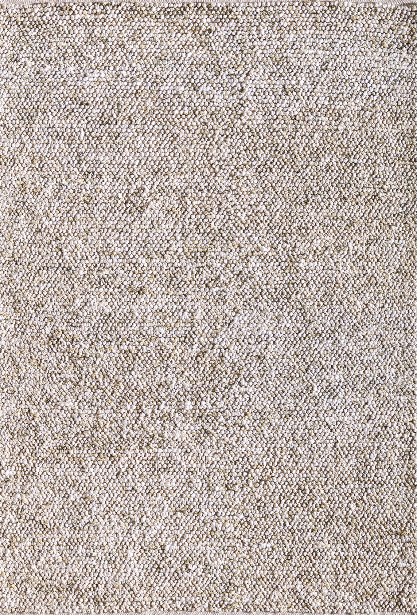 Rugs America Sage Confetti DR10D Solid Farmhouse White Area Rug, 5’0”x7’0”
