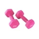 thumbnail image 4 of Mancuernas de Ejercicio Colamx 2 Piezas Equipo de Entrenamiento de Fuerza Pesas de Mano Rosa, 4 of 8