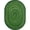 Green, variant on 7 ft. 8 in. x 10 ft. 9 in. Feeling Fun Children Oval Rug  Orange