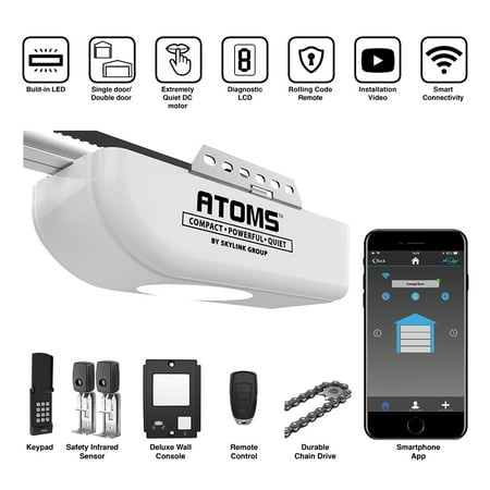 Skylink Atoms Atr 1612ckw 1 2 Hpf Smart Wi Fi Garage Door Opener