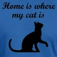 thumbnail image 3 of CafePress - Home Is Where My Cat Is Men's Classic T Shirt - Men's Fitted T-Shirt, 3 of 4