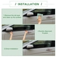 thumbnail image 4 of Unique Bargains Weatherstrip Window Seal Window Trim Seal for Toyota Corolla 09-13 Front Left No.7572002170 Black 1pc, 4 of 6