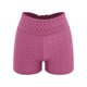 thumbnail image 2 of Gibobby Leggings cortos yoga mujer Ladies New Summer Honeycomb Fabric Bow Tie Belt Peach Hip Tight Waist High Hip Movement Yoga Shorts(C,M), 2 of 5
