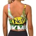 thumbnail image 3 of Lsque Pikmin Printed Women'S Sports Bra, Compression, Moisture Wicking, High-Impact Sports Bra For Women,Supportive sports bra-XX-Large, 3 of 9