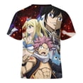 thumbnail image 5 of Fairy Tail Kids Short Sleeve Tee Shirt Novelty Crewneck T-Shirts Unisex Summer Blouse Tops for Boys Girls 100CM, 5 of 8