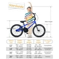 thumbnail image 5 of Vollsch BMX Style Kids Bike for 6-14 Years Old Boys Girls Teens 20 Inch Bicycle with Kickstand Rear V Brake Coaster Brake, Blue, 5 of 7