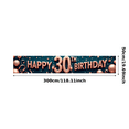 thumbnail image 5 of Yatrandify Gold Theme Happy Birthday Banner Decorative Design 30th Birthday Party Decoration Event Banner for Milestone Birthday Celebration Party Background Celebration Event, 5 of 7