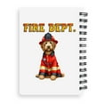thumbnail image 2 of Firefighter Goldendoodle Hero Rescue Fire Dept Fireman USA Flag Spiral Bound Journal Doodle Dog Lover Gifts Idea 5x7in Spiral Notebook - 02026, 2 of 5