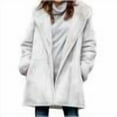 thumbnail image 6 of FNFYFH Women's Hooded Fleece Lined Parka Zip Up Thick Fleece Jacket Faux Fur Fleece Winter Coats Sherpa Jacket with Pockets, 6 of 7