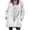 White, variant on Jackets for Women Zipper Winter Warm Sherpa Lined Coats Plus Size Hooded Parka Faux Suede Long Pea Coat Outerwear Classic-Fit Soft Fuzzy Jacket