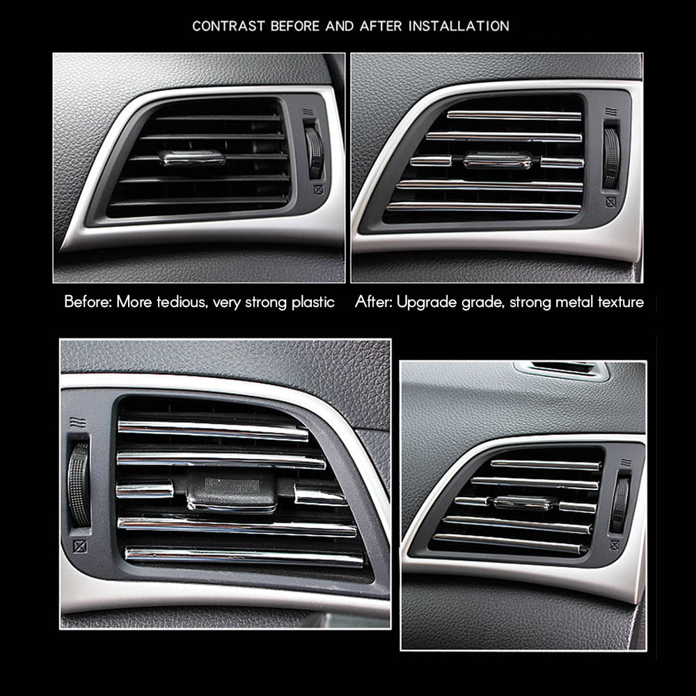 5m Universal Flexible Car Interior Moulding Line Trim Decorate Accessories for Intake Grille Windows Columns Ceiling Wheel Bumper Fenders Air Vents Gold