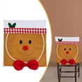 thumbnail image 6 of Chairs Slipcover Computer Chair Cover Gingerbread Man Christmas Design Cloth Material for Office Home Decor, 6 of 9