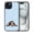 Basset Hound Dog Lying Down Looking Up, variant on WIRESTER Shockproof Soft Rubber Cover Case for Apple iPhone 15 6.1" 2023, Boston Terrier Dog Lying Down Looking Up On Light Blue Background