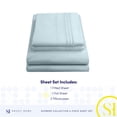 thumbnail image 4 of Juego de sábanas Sweet Home Collection 1800 Supreme Full Light Blue, 4 of 6