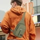 thumbnail image 5 of Thickened Zipper Outdoor Canvas Chest Bag Men's Chest Bag Hiking Backpack Multipurpose Crossbody Chest Bag Messenger Bag Men's And Women's Chest Bag, 5 of 6