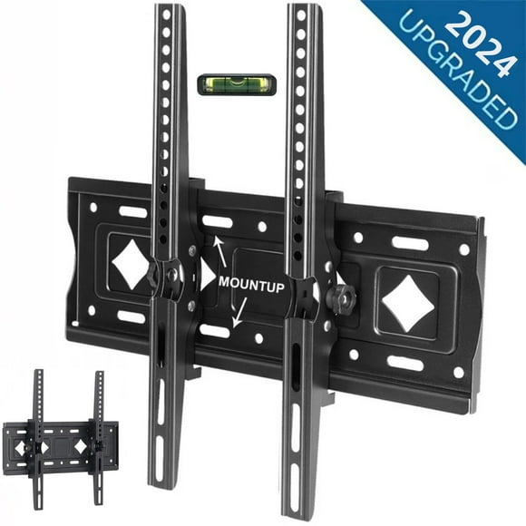 Tv Mount 26-65 Inch, Tilt Tv Wall Mount Bracket For Led Lcd, Pdp Flat Screen Tvs With 400X400Mm, Holds Up To 132Lbs, Fits 12-16" Wood Stud, Low Profile Tv Mount 65 Inch