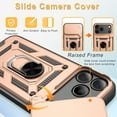 thumbnail image 6 of Elegant Choise for iPhone 17 Pro/17 Pro Max Shockproof Case, With Durable Metal Ring kickstand & Full Protection, 6 of 17