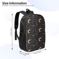 thumbnail image 2 of Xecao Cartoon Pride Lgbt print Travel Backpack, Large Computer Backpack for Men Women, College School Rucksack Book Bag, 2 of 5