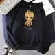 thumbnail image 4 of Sudadera con capucha De Groot para hombre y mujer, suéter Unisex con estampado de Héroe de película, de gran tamaño, de alta calidad, 4 of 5