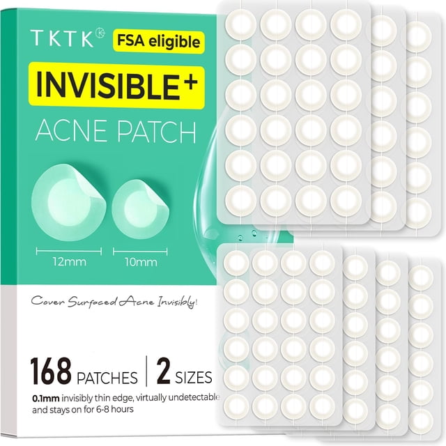 Parches para granitos TKTK hidrocoloides invisibles 168 piezas