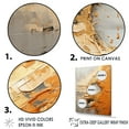 thumbnail image 3 of Designart "Desert Mirage Spiral In Gold And Orange III" Abstract Spirals Canvas Prints, 3 of 7