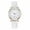 White, variant on Ladies Luminous Quartz Watch Digital Frosted Leather Watch Gold Edge Dial Skeleton Hands Fashion Elegant Watch