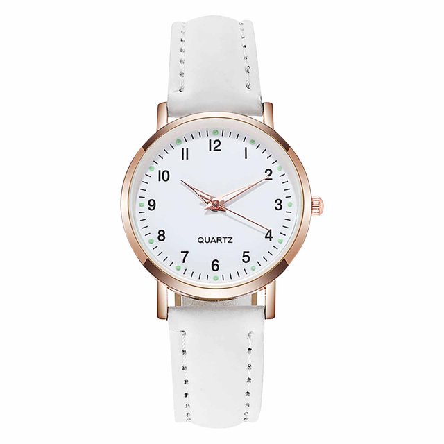 Reloj de cuarzo luminoso para mujer, reloj de cuero digital Reloj de cuarzo para mujer(Compre 2 y ahorre 10%)