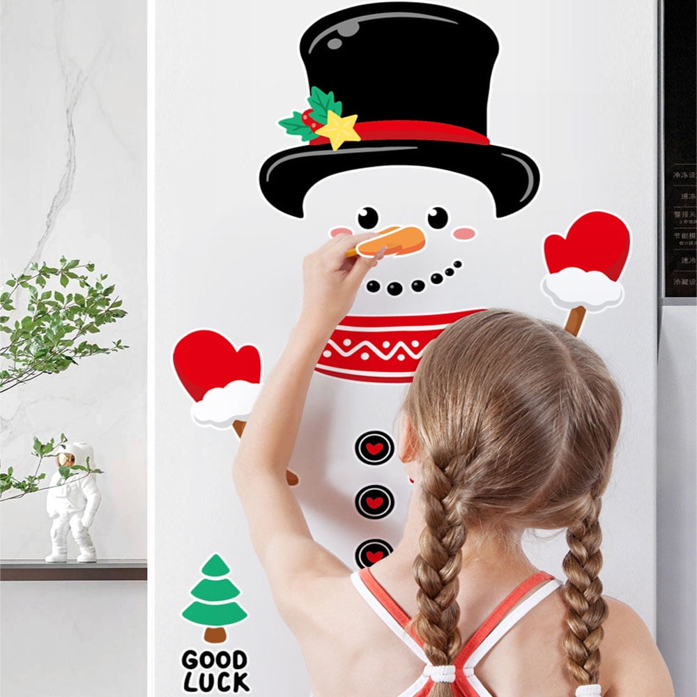 Christmas Refrigerator Decorations，Kitchen Holiday Stickers