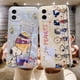 thumbnail image 2 of Funda de teléfono suave de lujo con diseño de dibujos animados de Snoopy, el amigo de Charlie Brown y Peanut para iPhone 11, 12, 13, 14 y 15 Pro Max con carcasa de diamante, 2 of 5