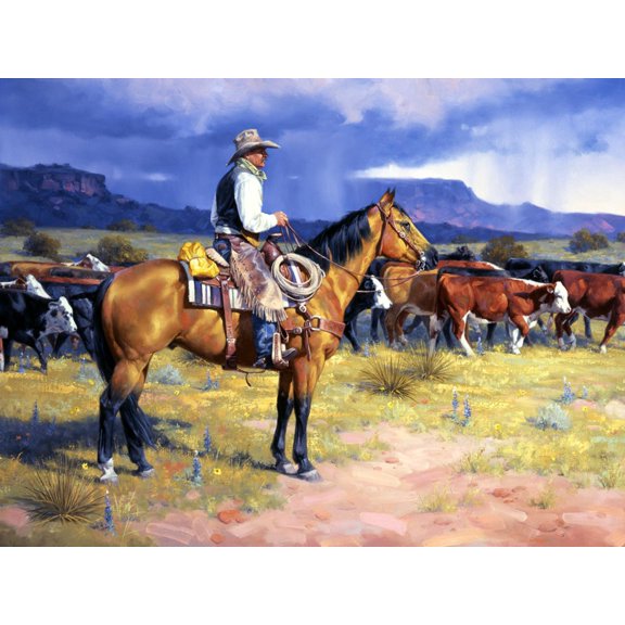 Art.com Great American Cowboy Art Print by Jack Sorenson, 24" x 18"