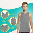 thumbnail image 5 of BROOKLYN VERTICAL Boys 3 Pack Muscle Shirt Sleeveless Tee - Tagless Cotton Super Soft, 5 of 5