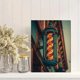 thumbnail image 2 of Qisvanset New York Street Taxi Canvas Print 12x16 Inch Cafe Decor, 2 of 8