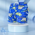 thumbnail image 3 of Gelikeya Little Boys Swimming Trunks Kids Cartoon Dinosaur Summer Beach Pool Swimming Shorts Swimwear Beach Vacation Swimsuit(Toddlers, A11 Blue, 3-6 Years), 3 of 3