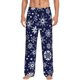 thumbnail image 1 of Balery Snowflakes2 Pantalones de pijama para hombre, pijama ultraligero, pantalón de descanso-Medium, 1 of 6