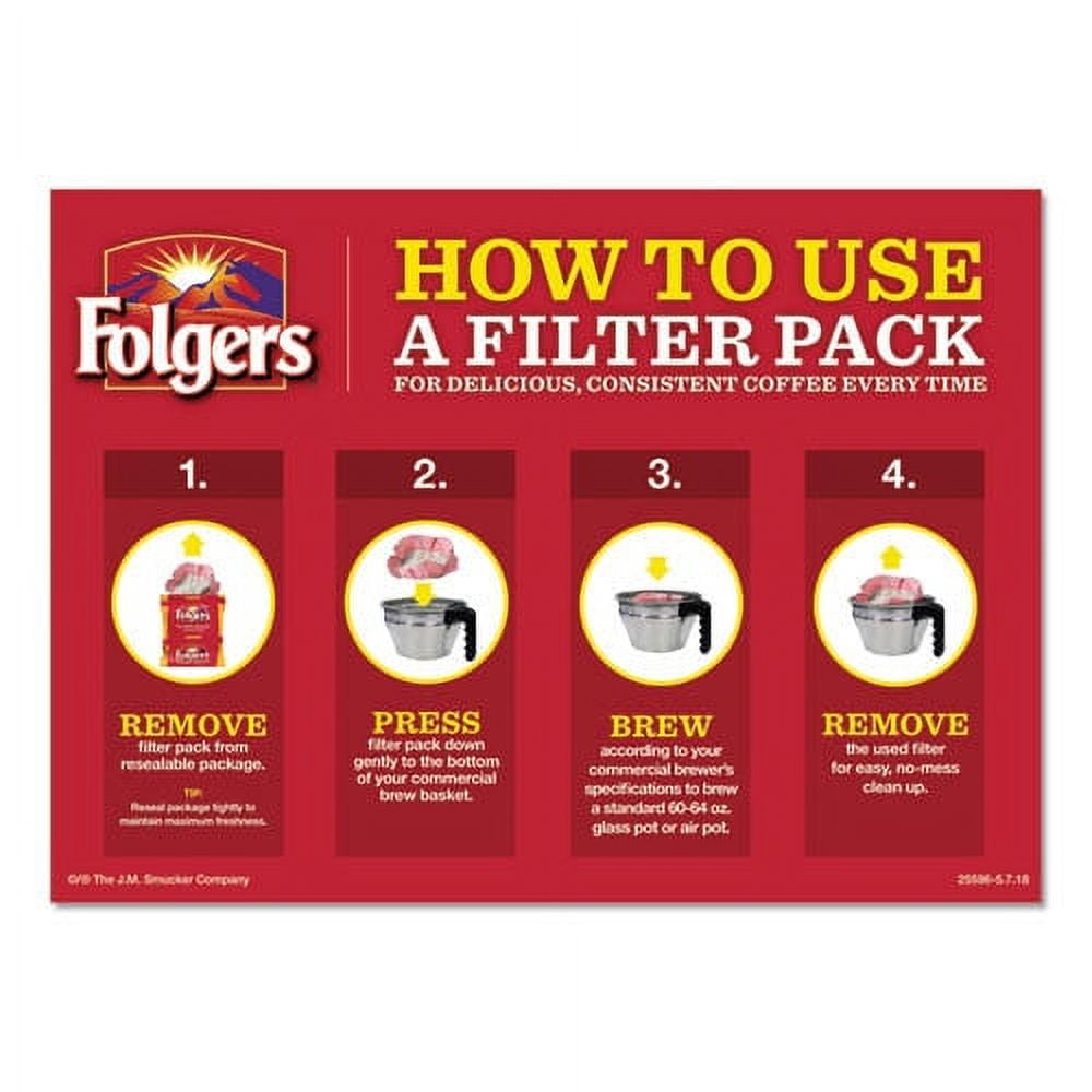 Folgers Coffee Filter Paper Pack 9 oz (40 Count)