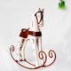 thumbnail image 5 of Creativo, Moderno, Simple, Decoración para hogar, Artesanía De Resina, Adornos, Mini Caballo Mecedora, De Decoración Modelo Blanco cálido perfecl Caballo balancín de madera, 5 of 8