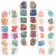 thumbnail image 1 of 3 cajas de encanto de manicura ultradelgada Parche de brillo irregular Pegatinas de uñas DIY Nail Art Shell Flakes Accesorios de uñas para mujeres niñas (12 rejillas en 1 caja), 1 of 6