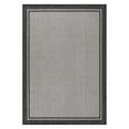 thumbnail image 4 of CAMILSON Summer Bordered, Washable Outdoor Indoor Area Rug, Grey, 9x12, 4 of 9