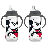 NUK Disney Large Learner Sippy Cup, Mickey Mouse, 10 Oz, 2 Pack