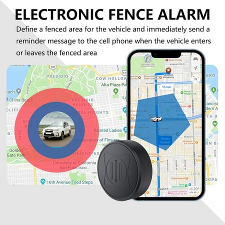 Real-Time Magnetic GPS Tracker for Vehicles, Cars, Trucks, Kids & Pets - Global Coverage, No Monthly Fee, Portable & Discreet Device for Security & Monitoring
